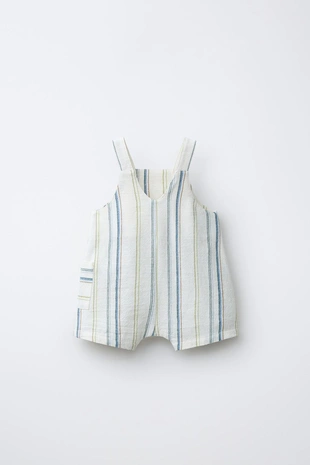 Короткий комбинезон в полоску- Заказать в России
