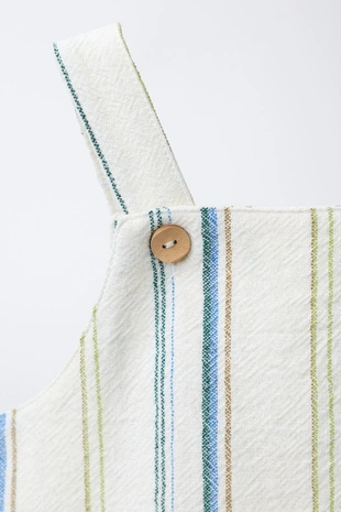 Короткий комбинезон в полоску- Заказать в России