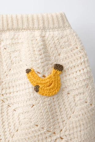 Шорты бермуды кроше с бананами- Заказать в России