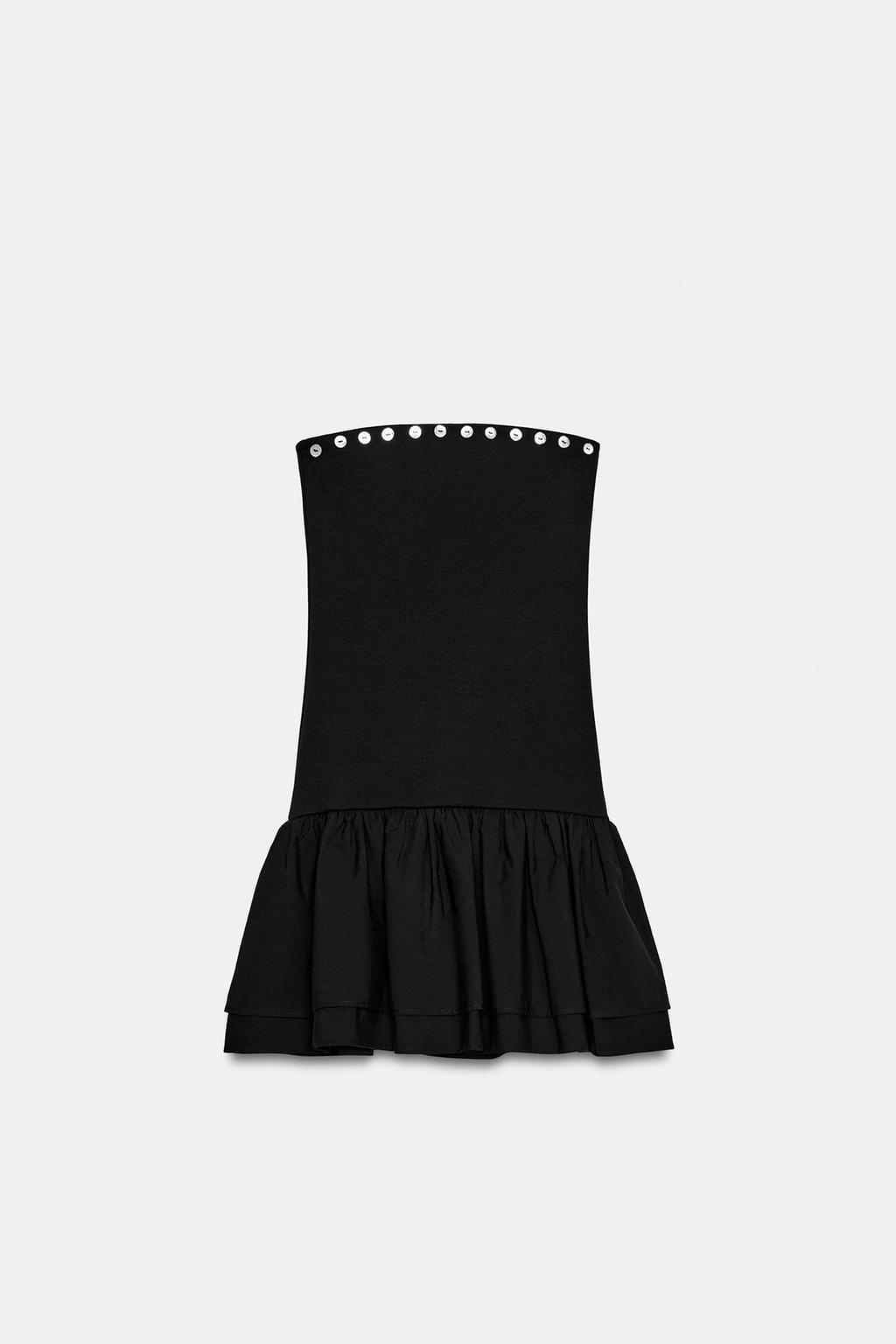 МИНИ-ПЛАТЬЕ С ВОЛАНАМИ