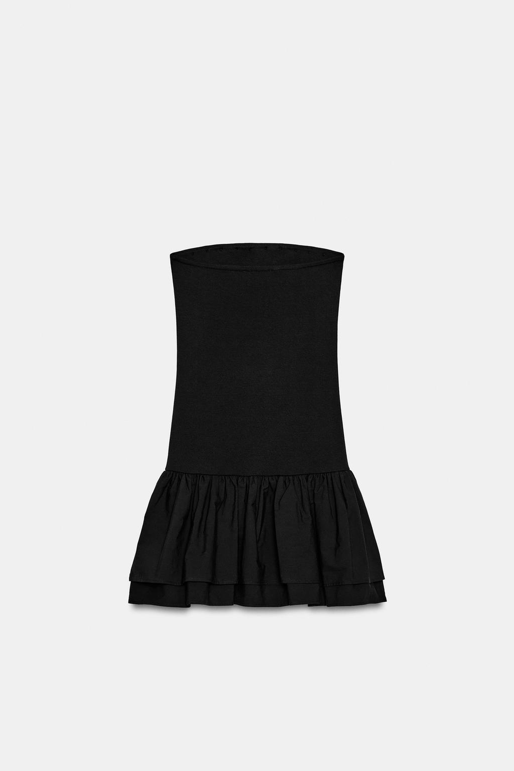 МИНИ-ПЛАТЬЕ С ВОЛАНАМИ