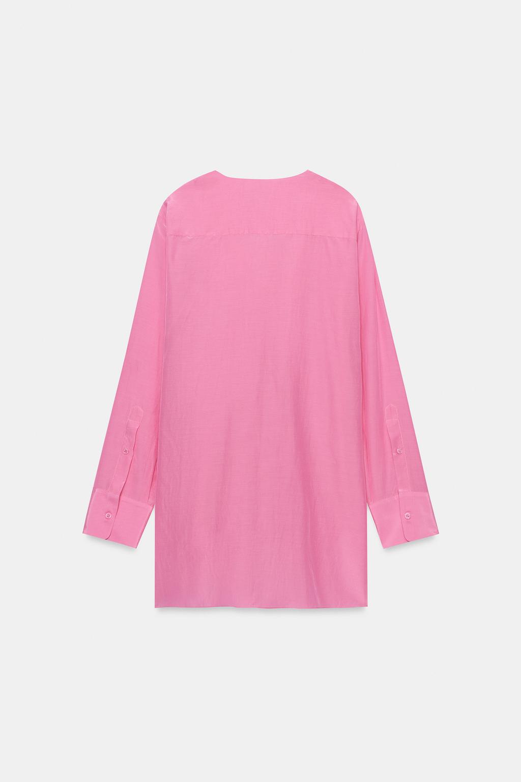 СВОБОДНАЯ БЛУЗА С ЗАВЯЗКАМИ — ZW COLLECTION