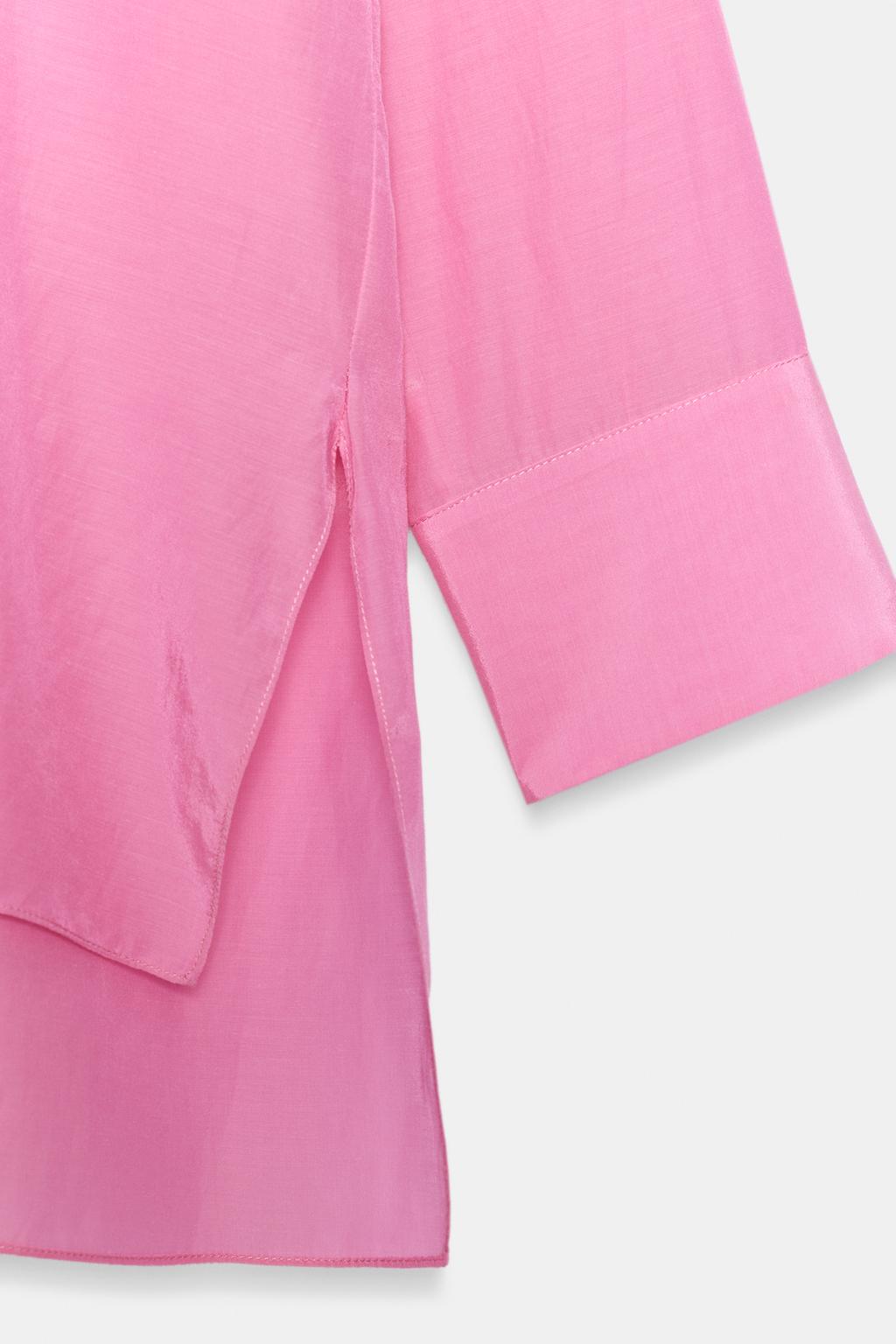 СВОБОДНАЯ БЛУЗА С ЗАВЯЗКАМИ — ZW COLLECTION