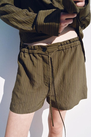 Жаккардовые шорты в полоску — Zw Collection- Заказать в России