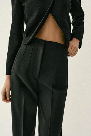 Брюки с высокой посадкой- Заказать в России