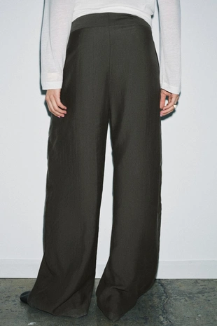 Брюки Wide-Leg с защипами — Zw Collection