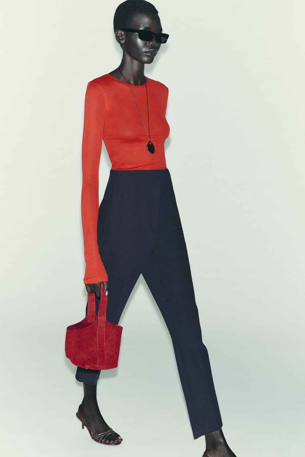 БРЮКИ С ВЫСОКОЙ ПОСАДКОЙ