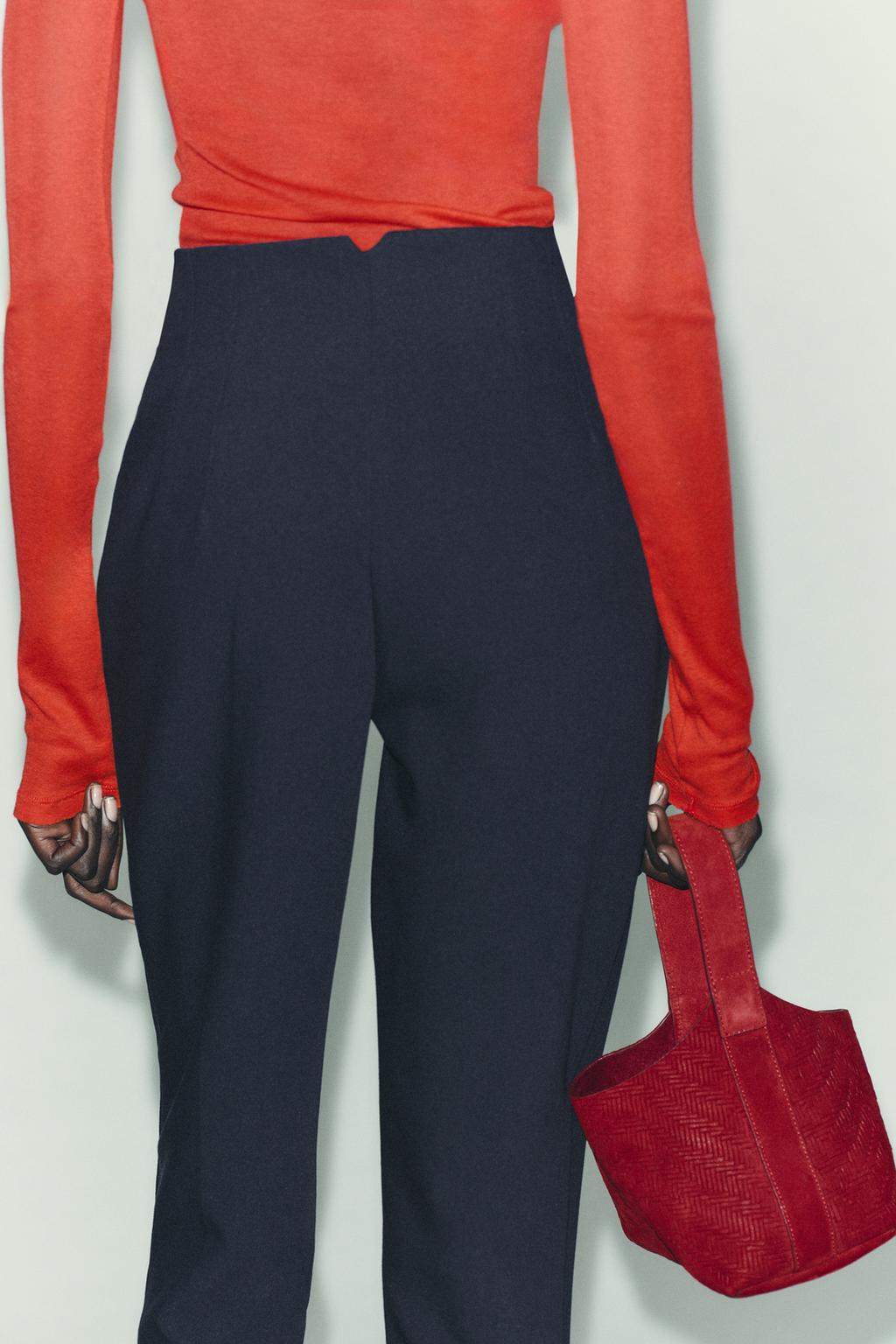 БРЮКИ С ВЫСОКОЙ ПОСАДКОЙ