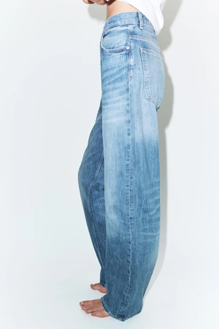 Джинсы Trf прямого кроя с высокой посадкой- Заказать в России