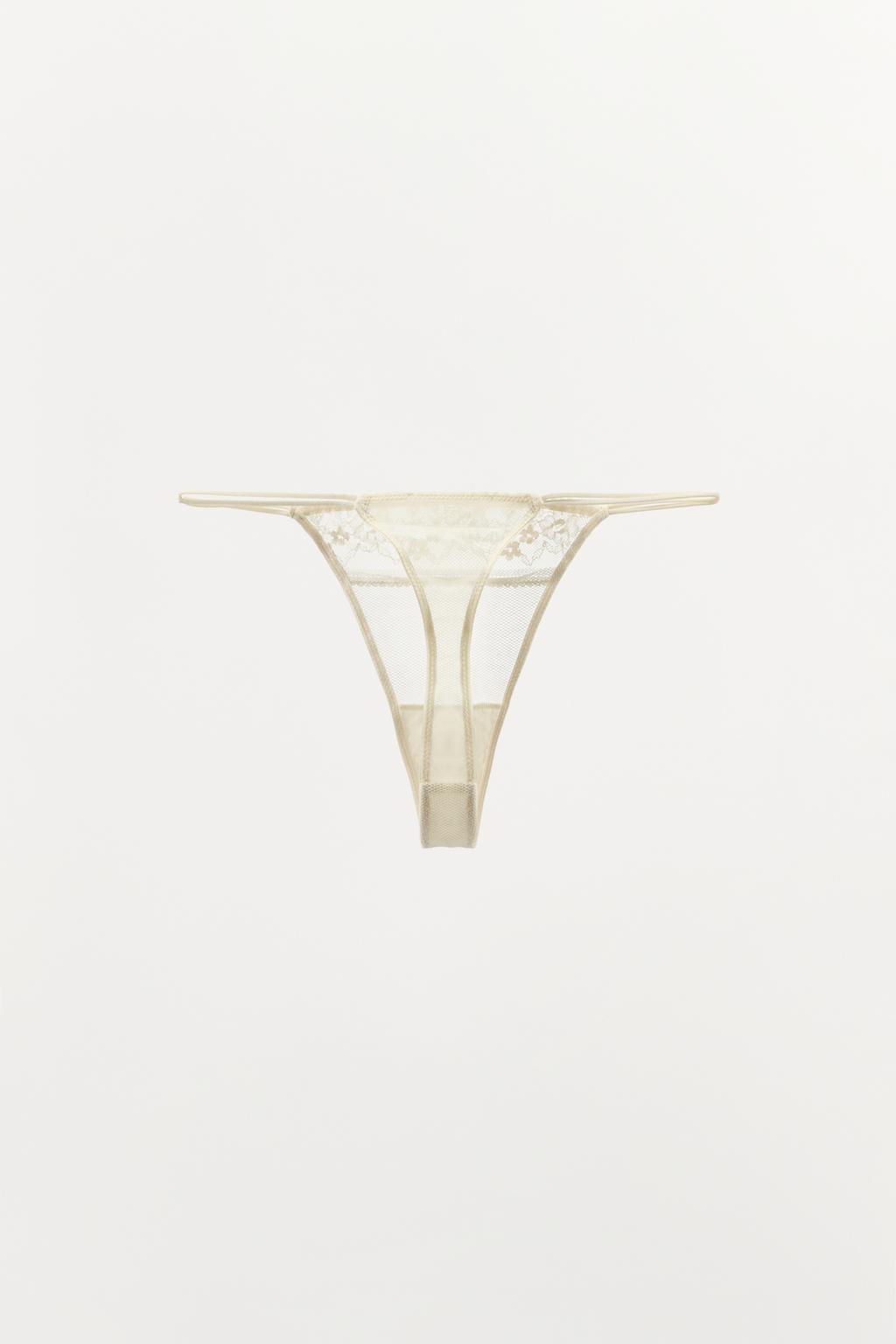 ТРУСЫ ТАНГА С КРУЖЕВОМ