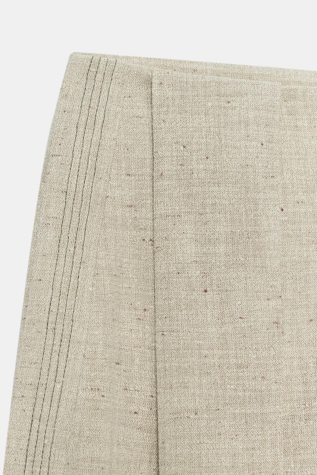 БРЮКИ ПРЯМОГО КРОЯ С ДЕКОРАТИВНОЙ СТРОЧКОЙ — ZW COLLECTION