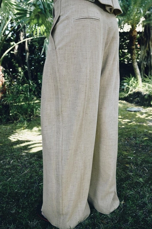 Брюки прямого кроя с декоративной строчкой — Zw Collection- Заказать в России