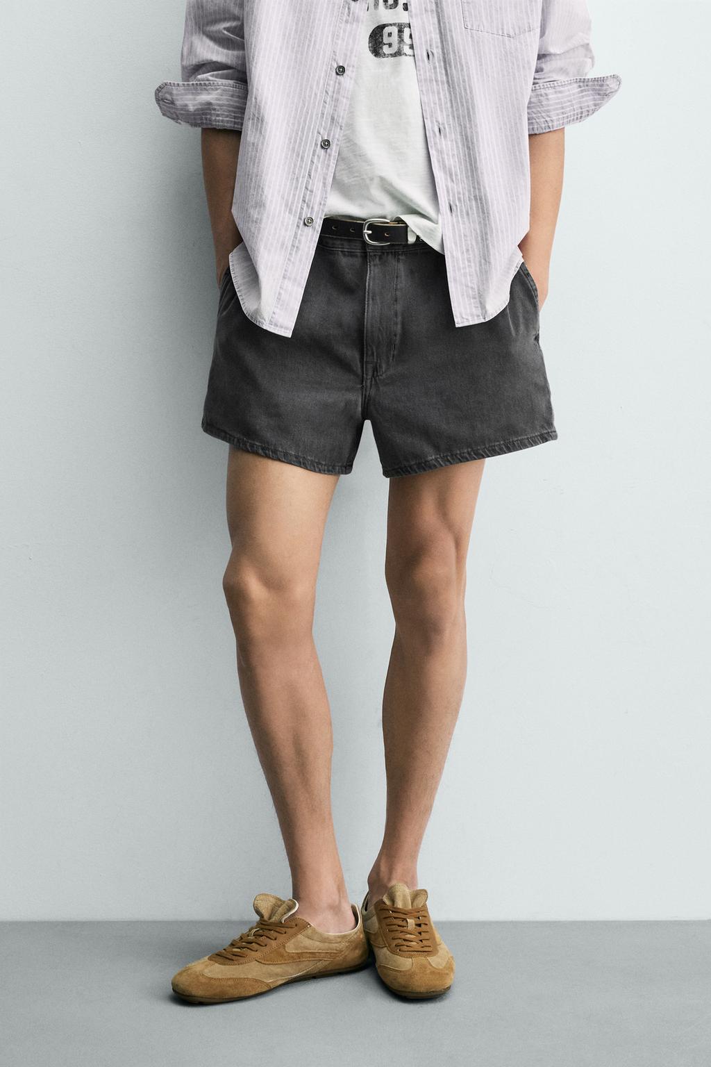 ДЖИНСОВЫЕ МИНИ-ШОРТЫ