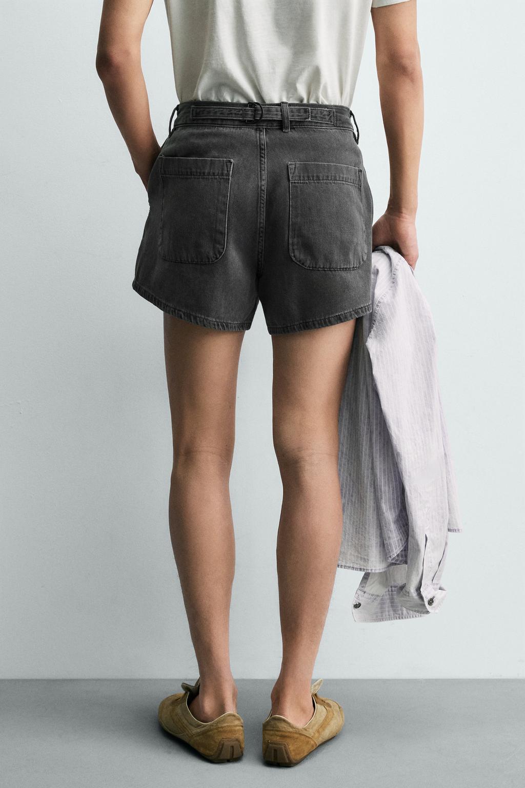 ДЖИНСОВЫЕ МИНИ-ШОРТЫ