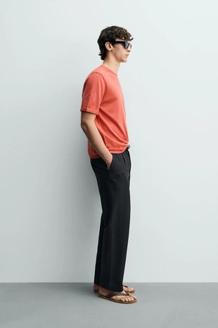 Футболка из хлопка классического кроя