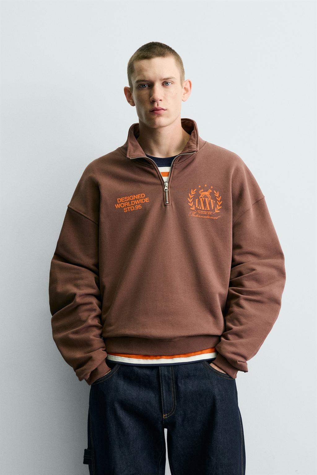 ТОЛСТОВКА НА МОЛНИИ С КОНТРАСТНЫМИ НАДПИСЯМИ