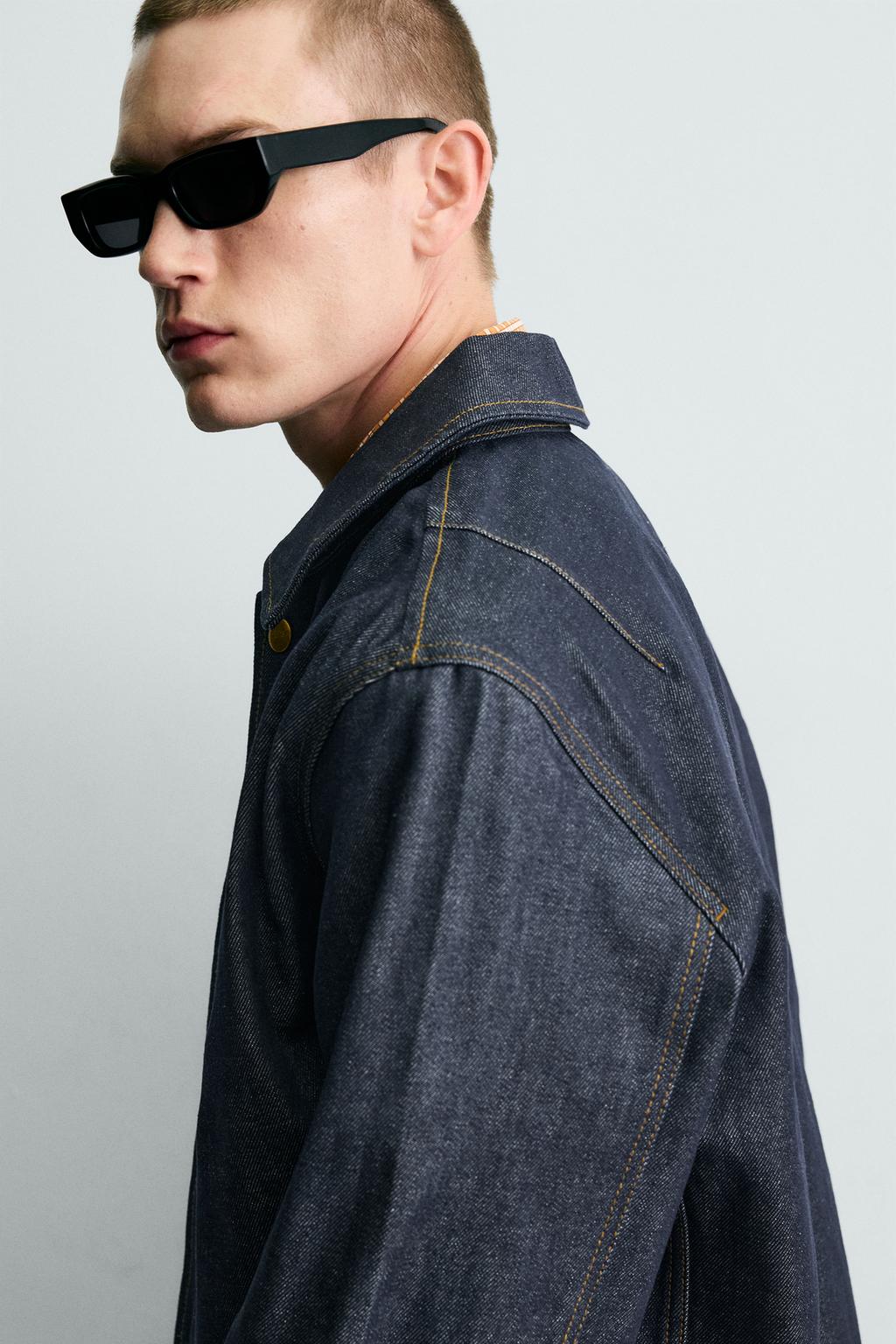 ДЖИНСОВАЯ КУРТКА СВОБОДНОГО КРОЯ С ВЫШИВКОЙ