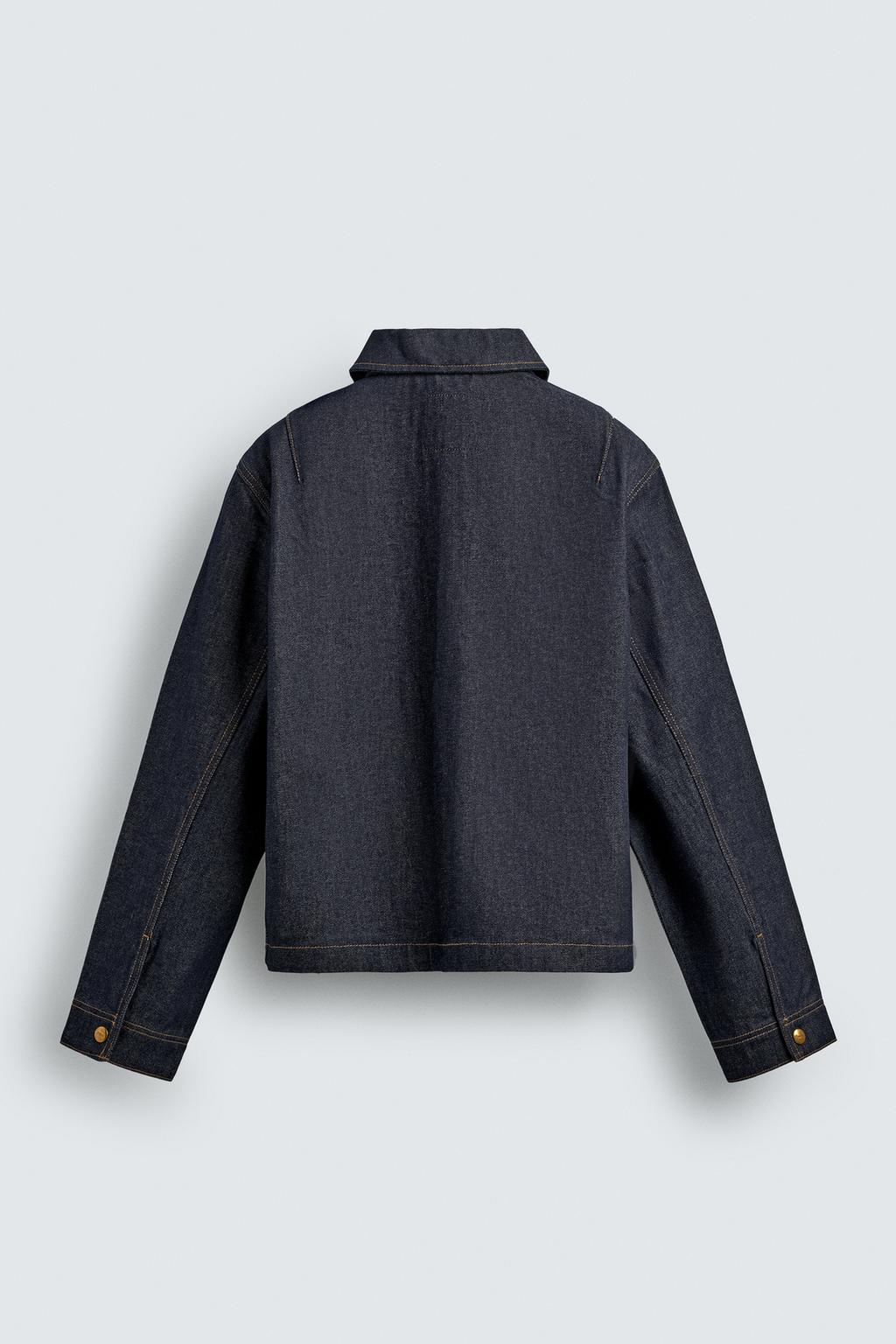 ДЖИНСОВАЯ КУРТКА СВОБОДНОГО КРОЯ С ВЫШИВКОЙ