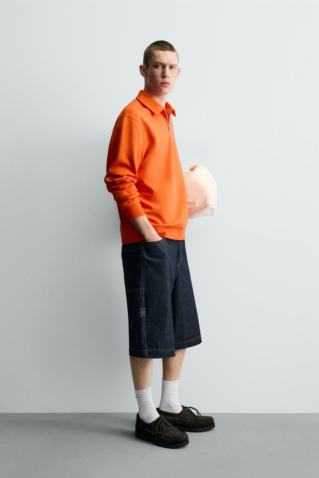 ТОЛСТОВКА ПОЛО INTERLOCK НА МОЛНИИ