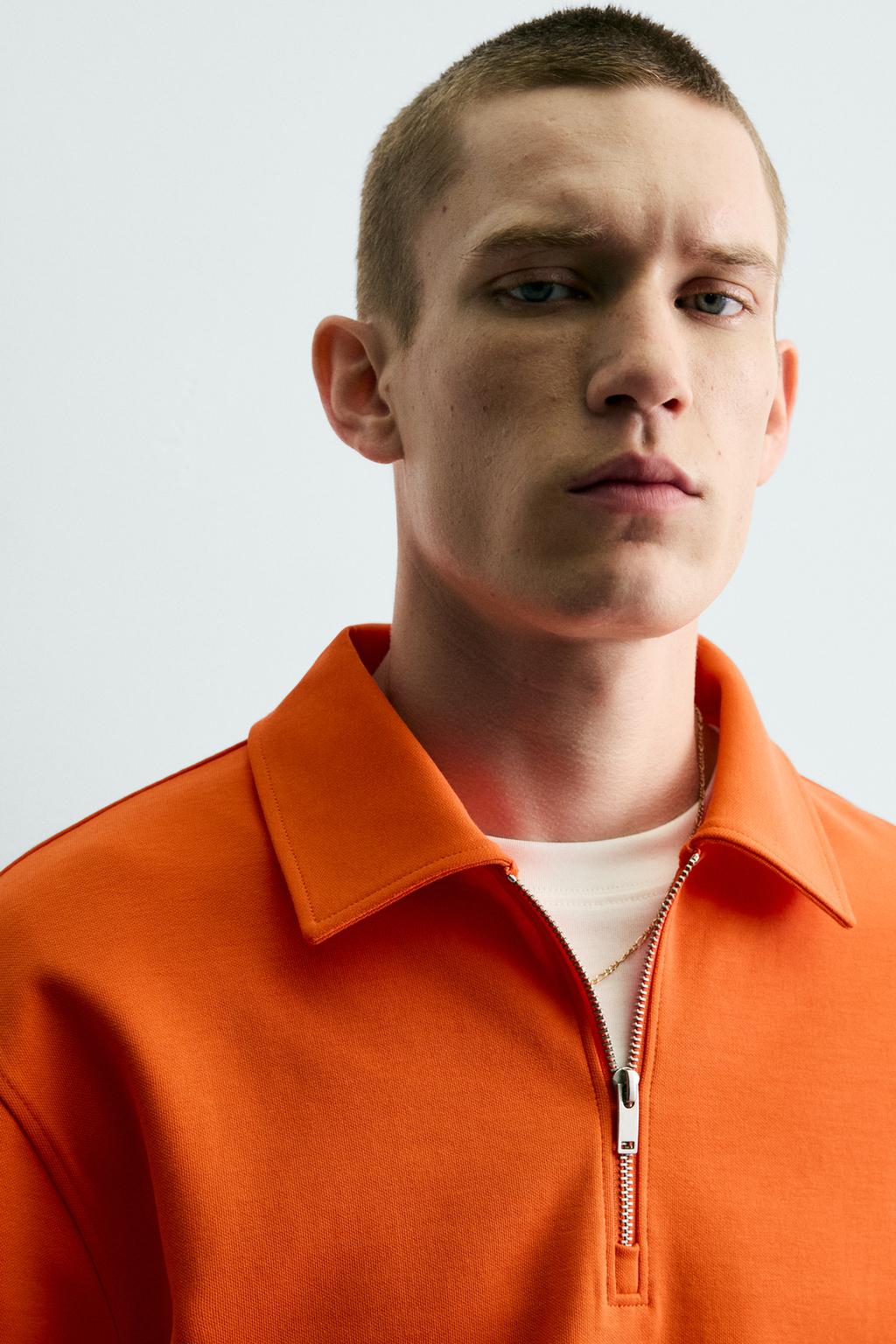 ТОЛСТОВКА ПОЛО INTERLOCK НА МОЛНИИ