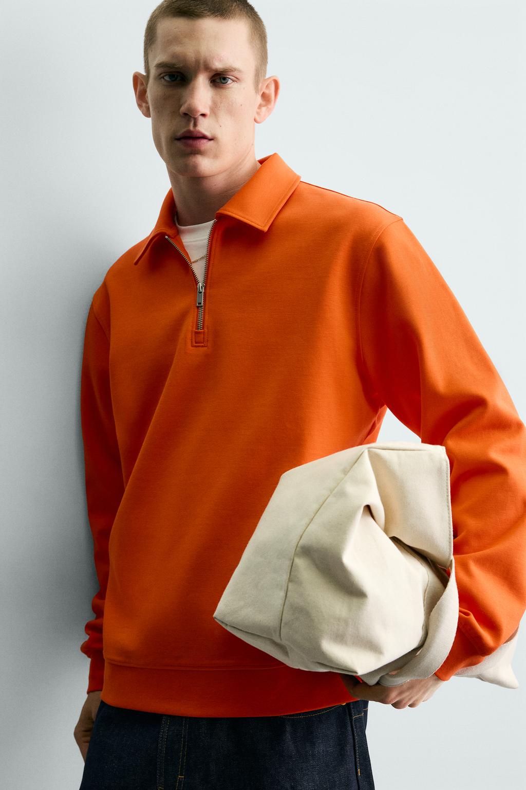 ТОЛСТОВКА ПОЛО INTERLOCK НА МОЛНИИ