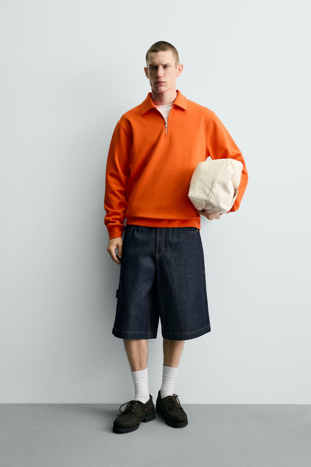 ТОЛСТОВКА ПОЛО INTERLOCK НА МОЛНИИ