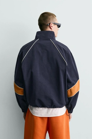 Толстовка в стиле колор-блок на молнии- Заказать в России