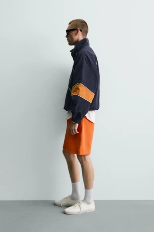 Толстовка в стиле колор-блок на молнии- Заказать в России