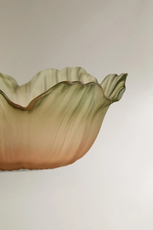 Стеклянная чаша цветочная- Заказать в России