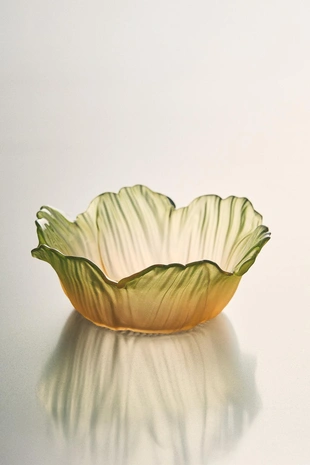 Стеклянная чаша цветочная- Заказать в России