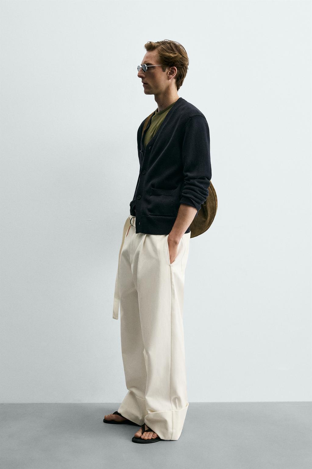 БРЮКИ RELAXED FIT С РЕМНЕМ