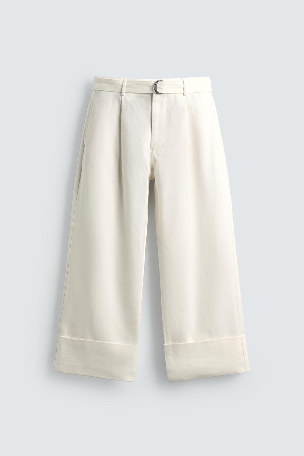БРЮКИ RELAXED FIT С РЕМНЕМ