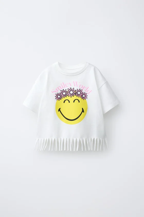 ФУТБОЛКА С БАХРОМОЙ SMILEYWORLD ®