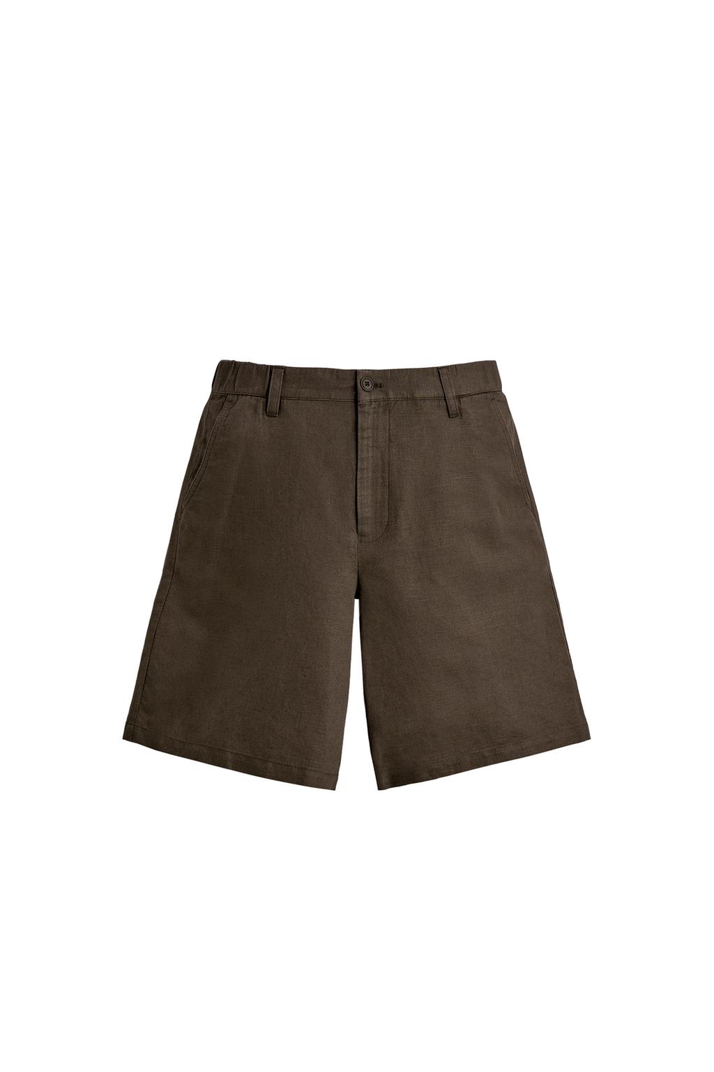ШОРТЫ REGULAR FIT ИЗ КОНОПЛИ И ХЛОПКА