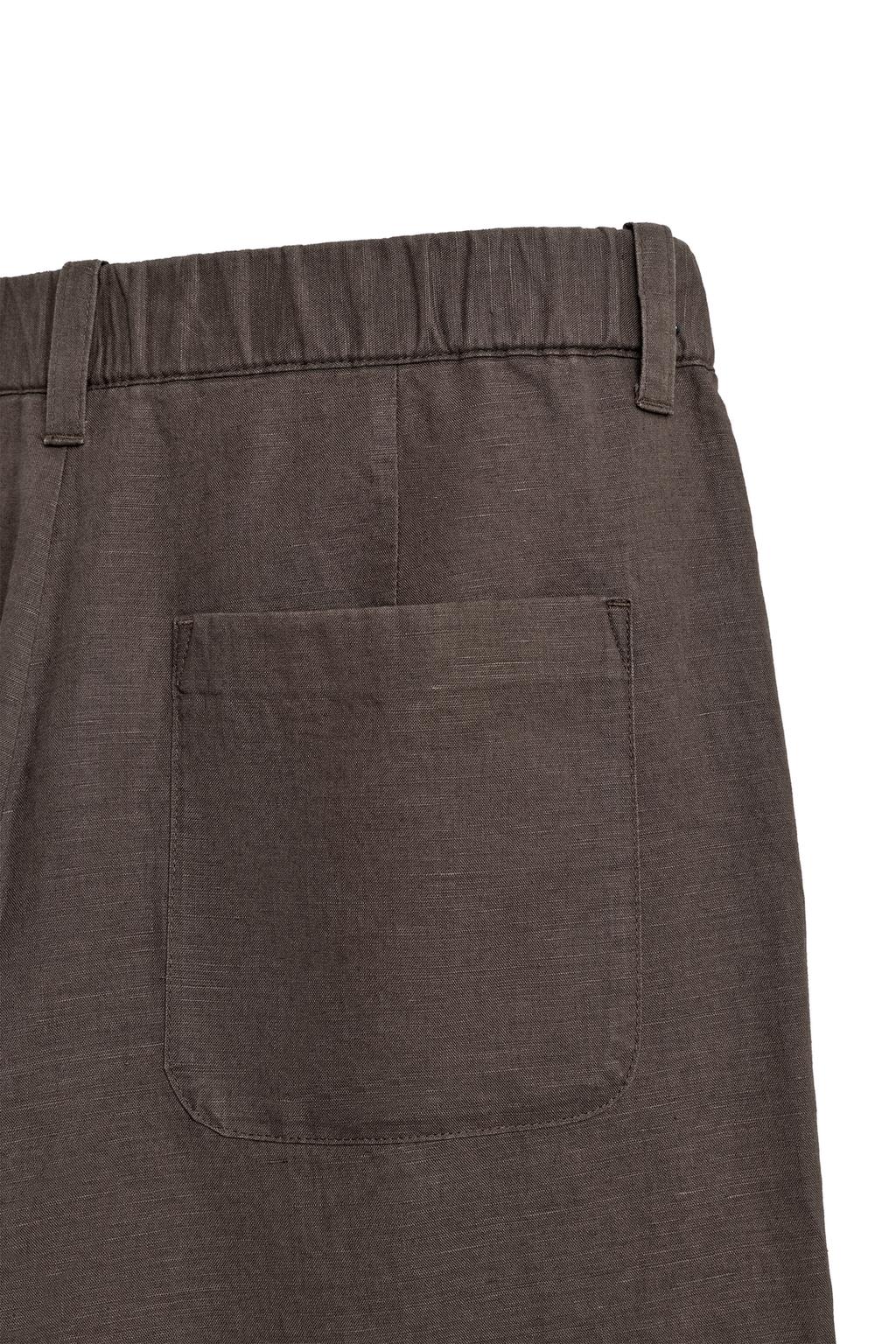 БРЮКИ STRAIGHT FIT ИЗ КОНОПЛИ И ХЛОПКА