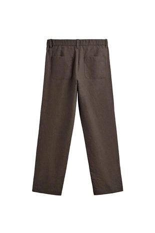 Брюки Straight Fit из конопли и хлопка- Заказать в России