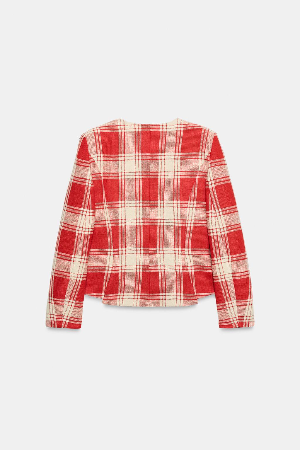 ПРИТАЛЕННАЯ КУРТКА В КЛЕТКУ — ZW COLLECTION
