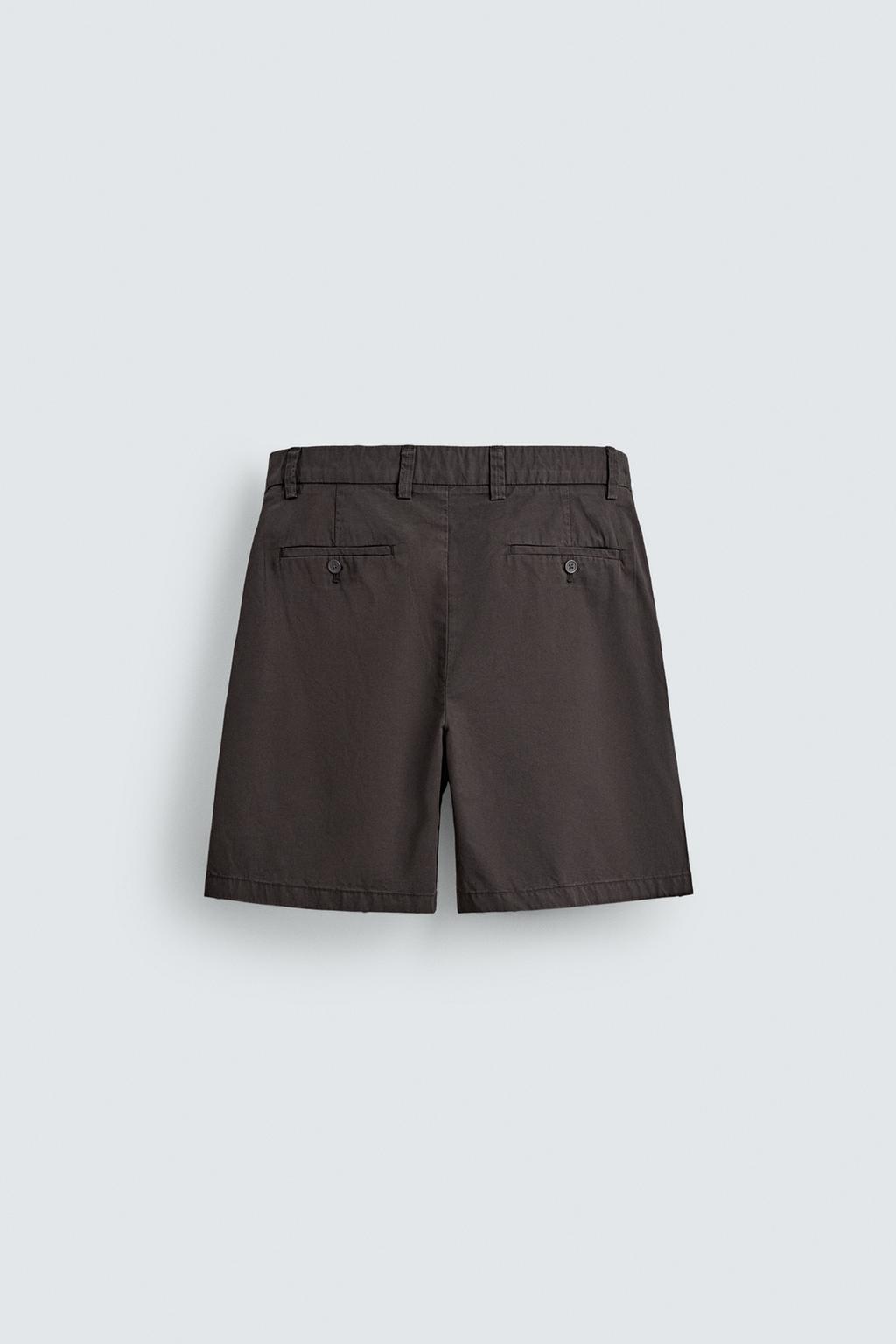 ШОРТЫ REGULAR FIT СО СКЛАДКАМИ