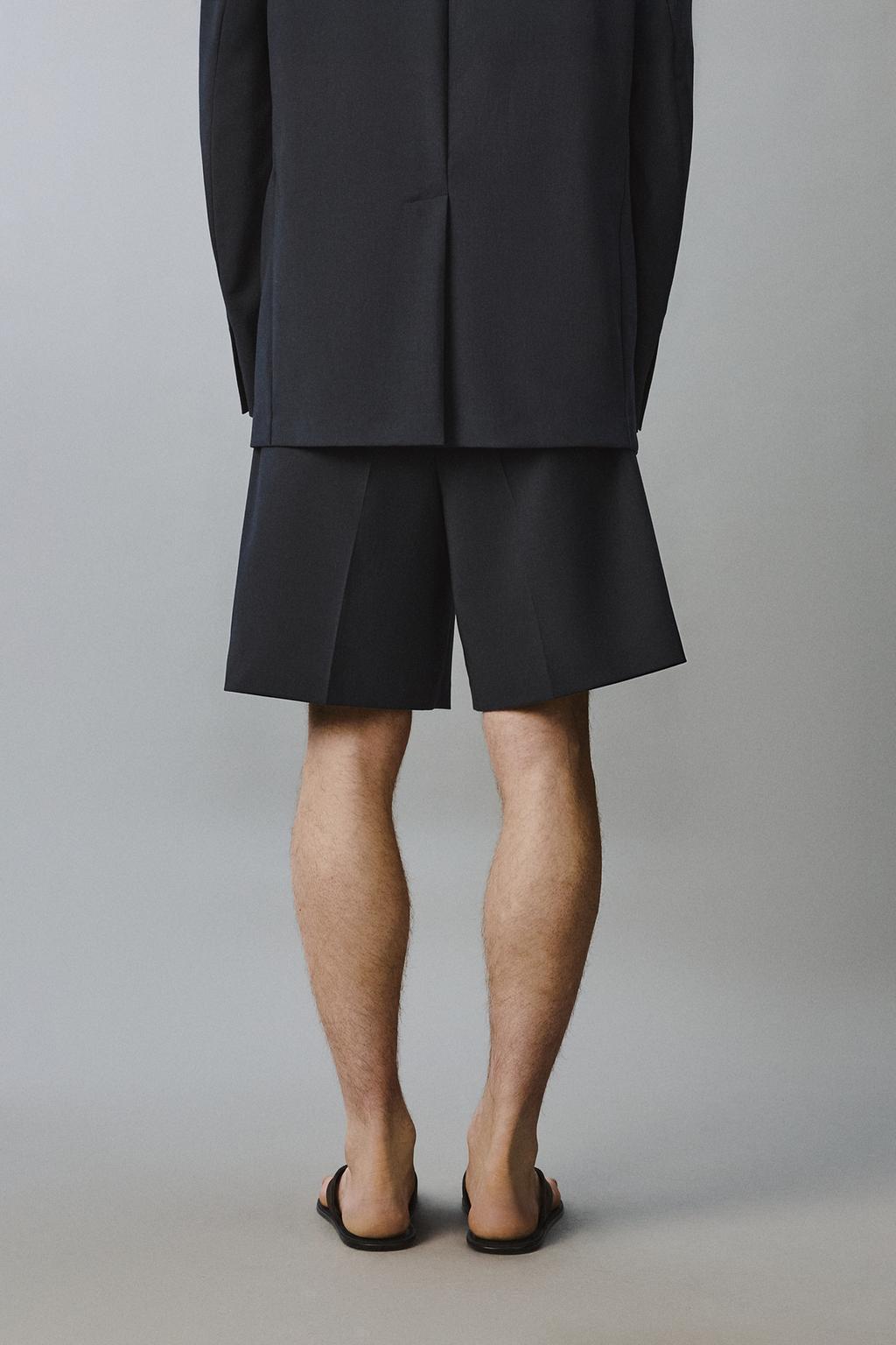 БЕРМУДЫ СО СКЛАДКАМИ RELAXED FIT