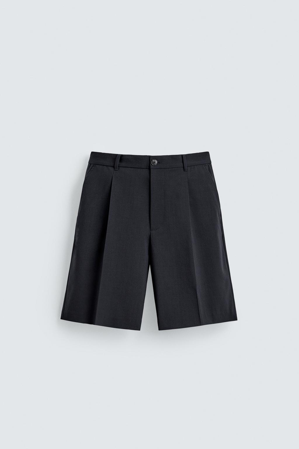 БЕРМУДЫ СО СКЛАДКАМИ RELAXED FIT