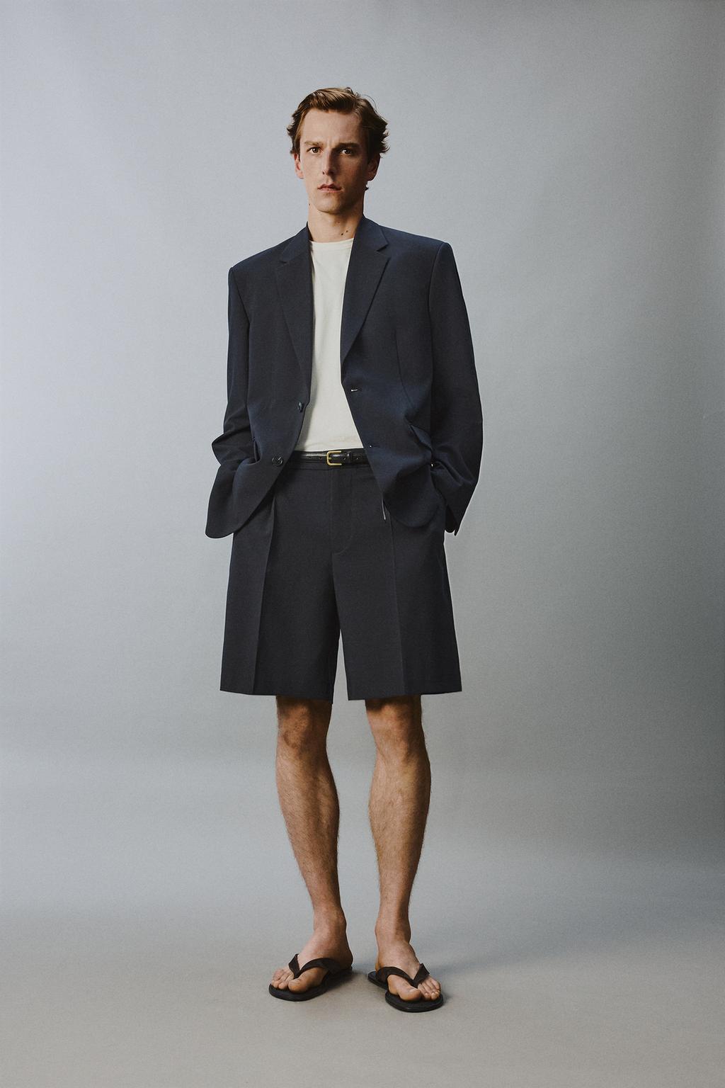 БЕРМУДЫ СО СКЛАДКАМИ RELAXED FIT