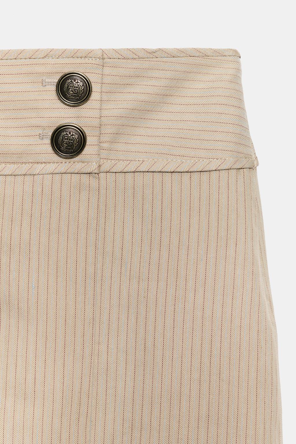 ЮБКА ПРЯМОГО КРОЯ В ПОЛОСКУ — ZW COLLECTION