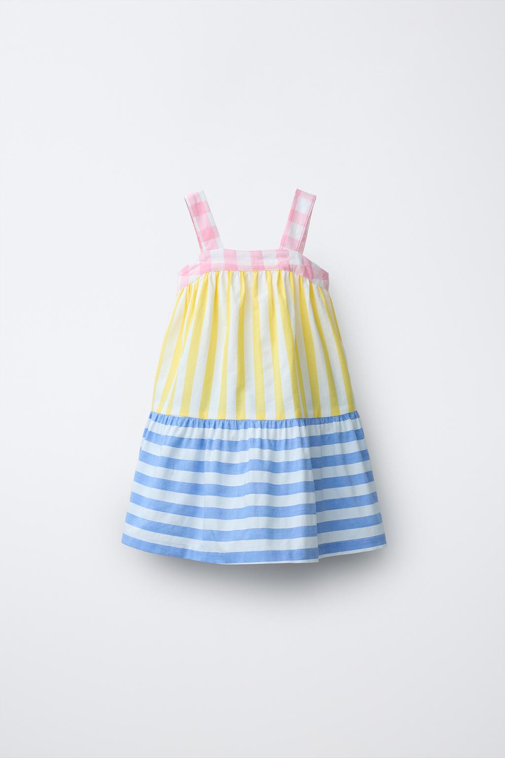 ПЛАТЬЕ В ПОЛОСКУ И КЛЕТКУ CASA LAWA X ZARA KIDS