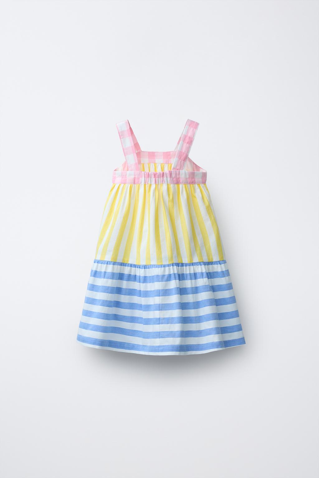 ПЛАТЬЕ В ПОЛОСКУ И КЛЕТКУ CASA LAWA X ZARA KIDS