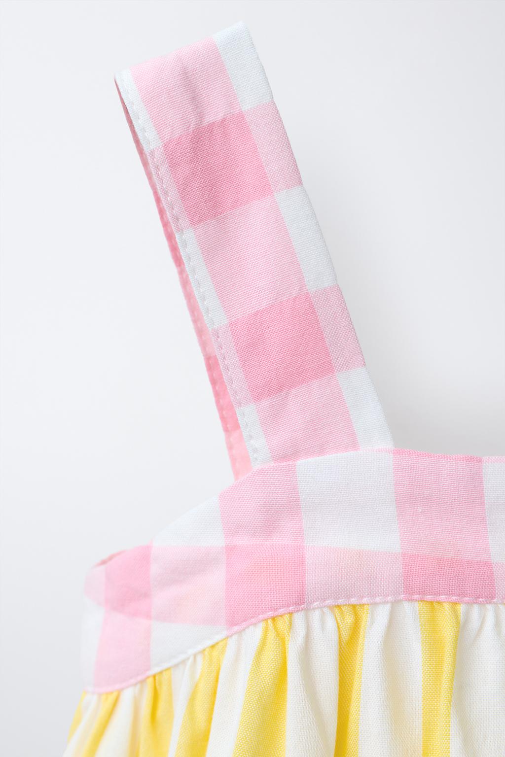 ПЛАТЬЕ В ПОЛОСКУ И КЛЕТКУ CASA LAWA X ZARA KIDS