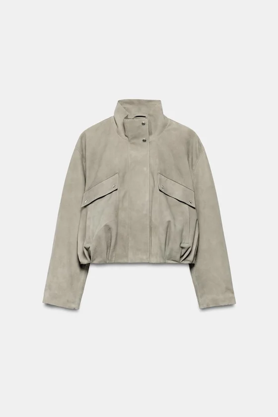 КУРТКА ИЗ ЗАМШИ — коллекция Zara «ZW» лимитированная серия