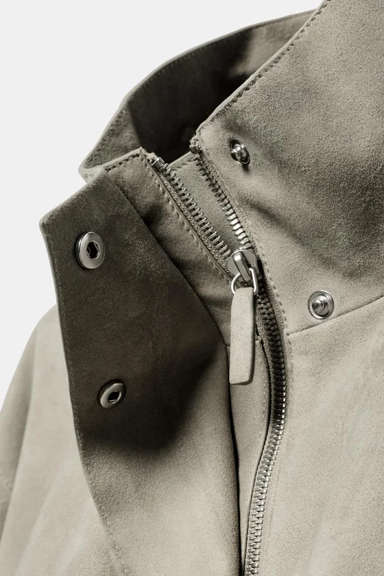 КУРТКА ИЗ ЗАМШИ — коллекция Zara «ZW» лимитированная серия