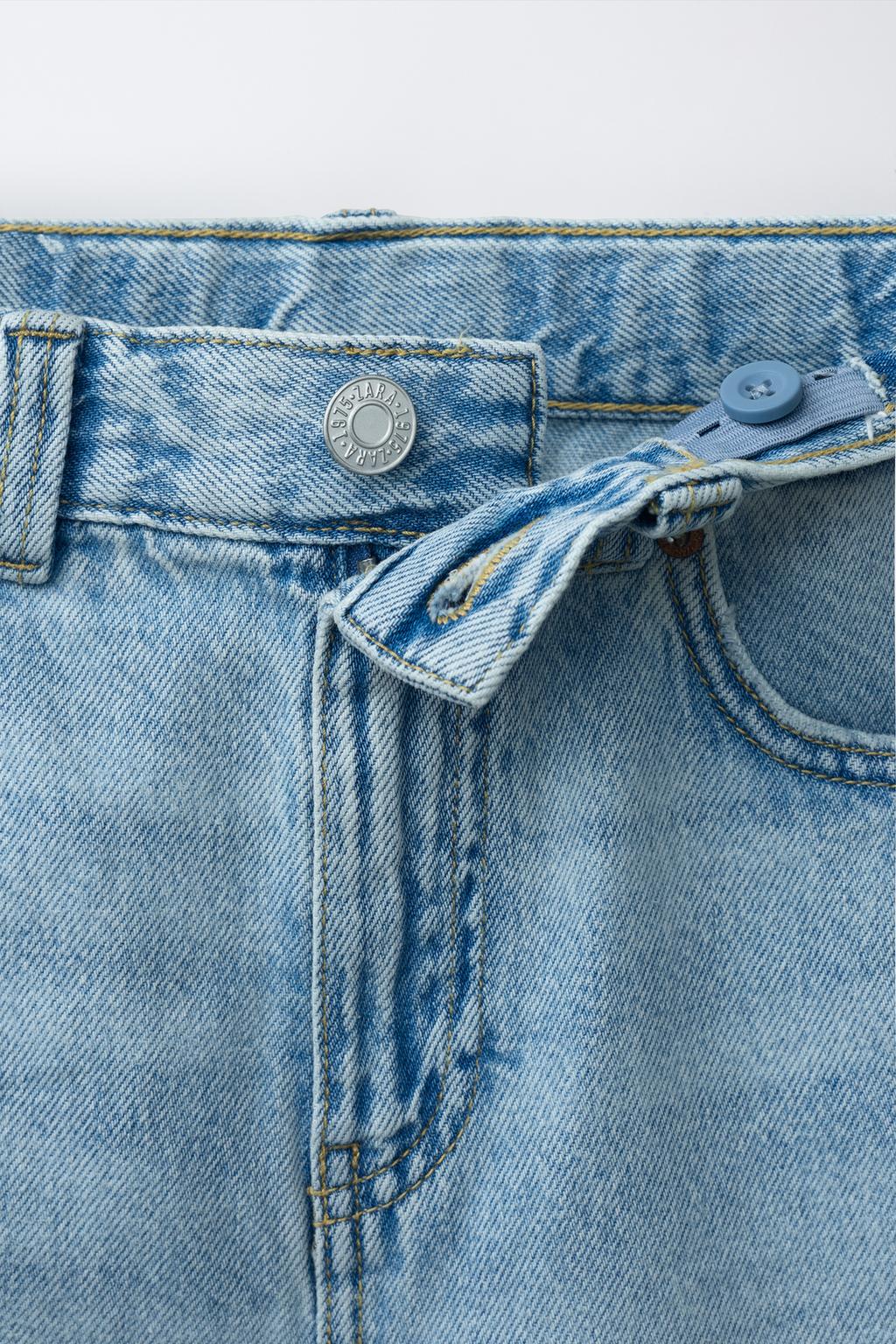 ДЖИНСОВЫЕ ШОРТЫ WIDE FIT С РАЗРЕЗАМИ