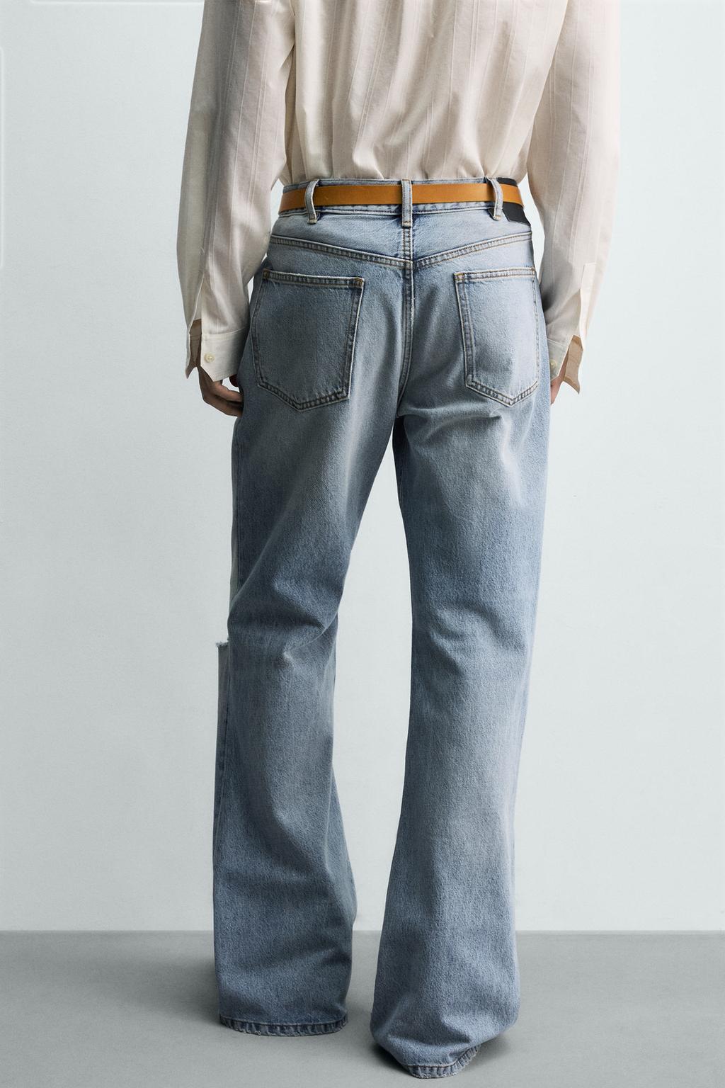 ДЖИНСЫ FLARE FIT С РАЗРЕЗАМИ