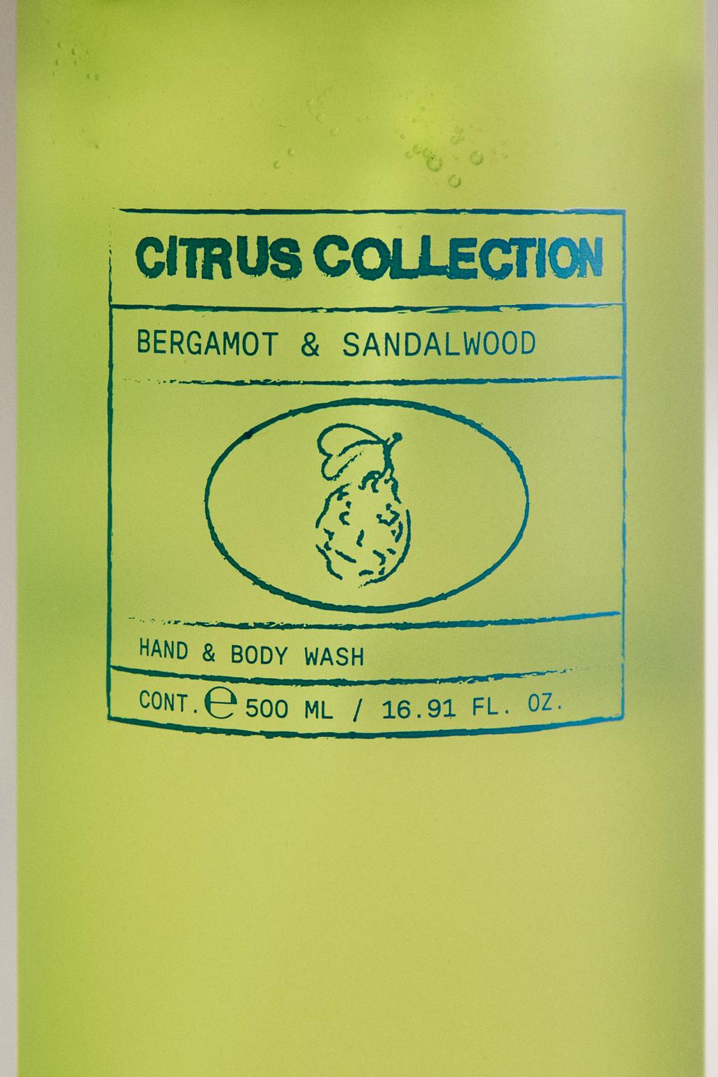 (500 мл) жидкое мыло для рук и тела bergamot & sandalwood